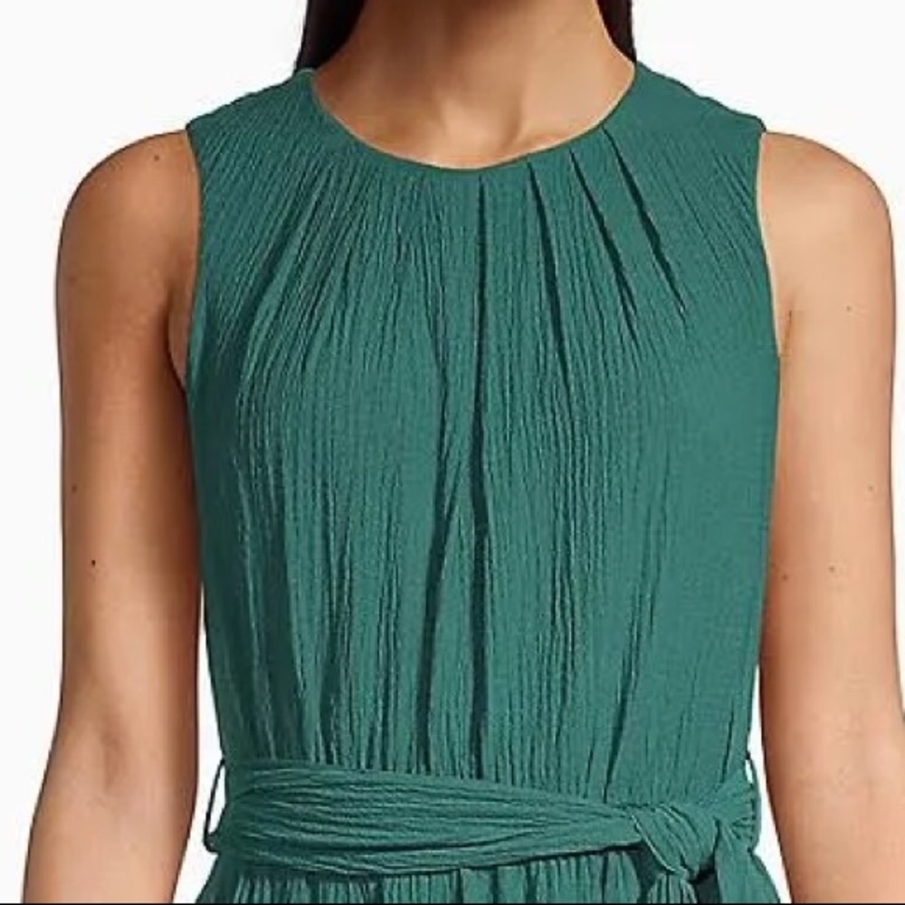 CALVIN KLEIN tiered
Crinkle Gauze Ruffle Dress - Picture 1 of 12